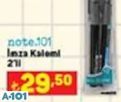 NOTE 101 İMZA KALEMİ 2'Lİ NOTE 101 İMZA KALEMİ 2'Lİ